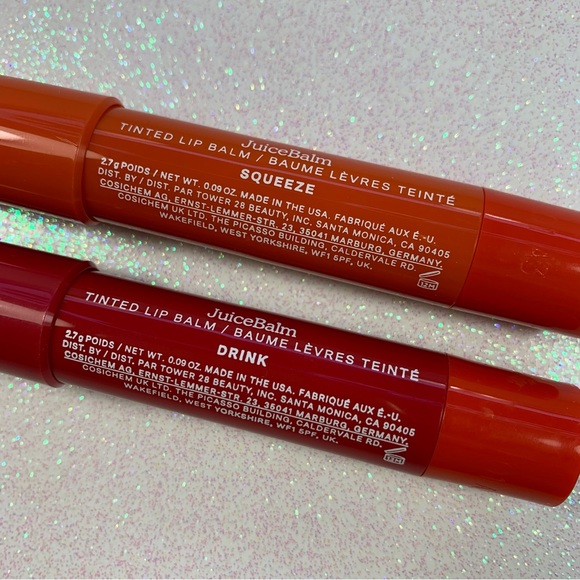 Tower 28 Tinted Lip Balm bundle: Squeeze & Drink - Picture 2 of 4